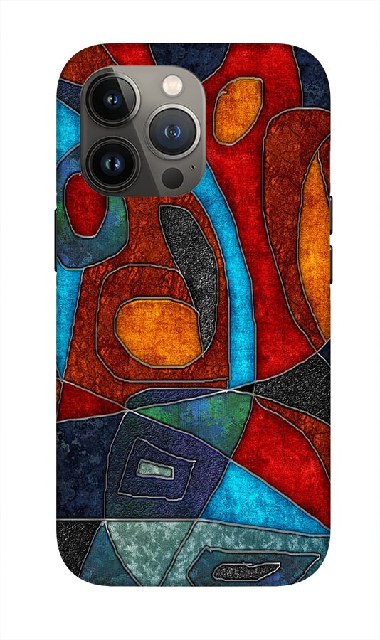 Abstract With Heart - Phone Case