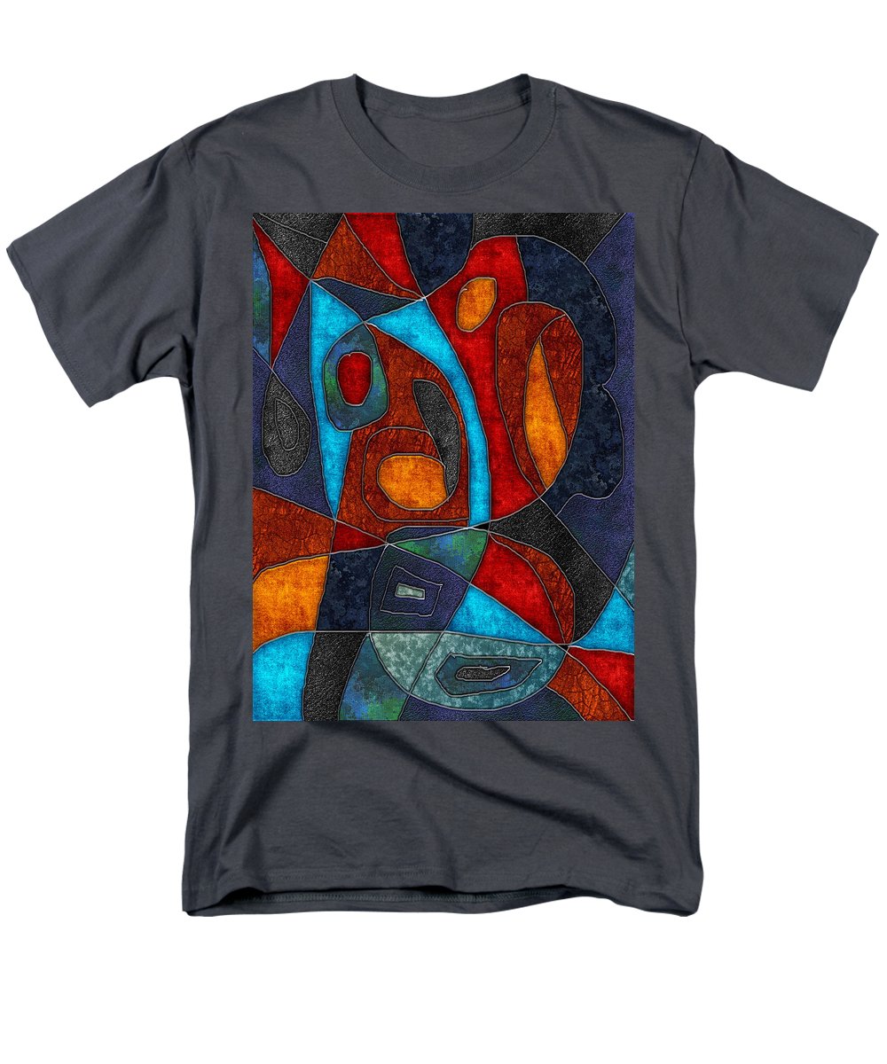 Abstract With Heart - Men's T-Shirt  (Regular Fit)