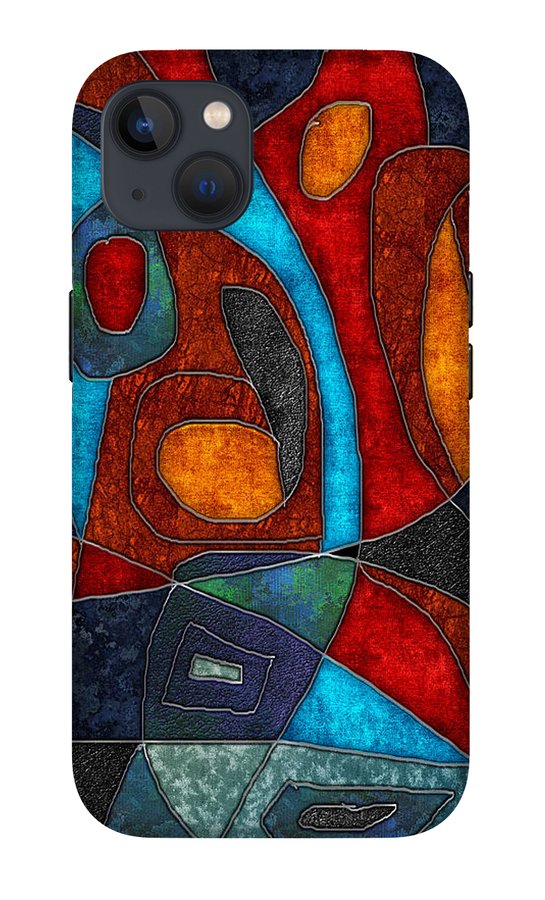 Abstract With Heart - Phone Case