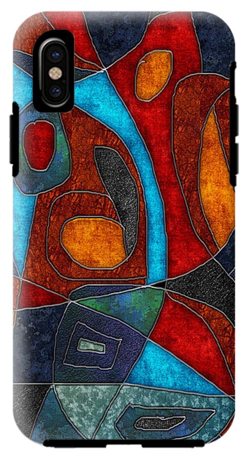 Abstract With Heart - Phone Case