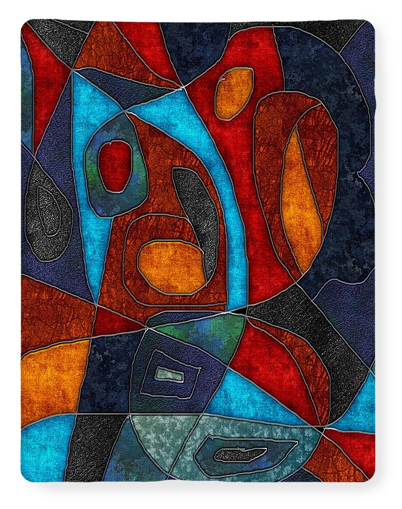 Abstract With Heart - Blanket