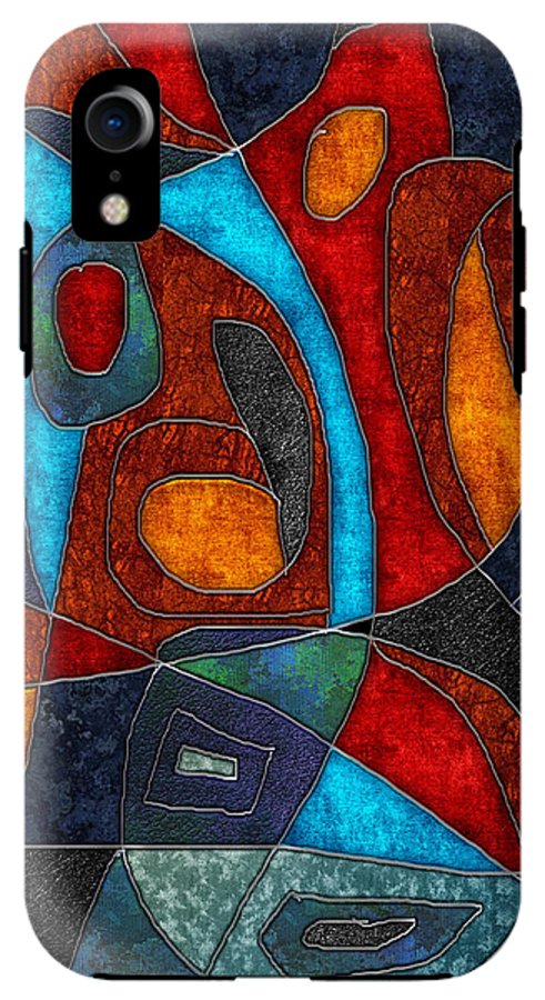 Abstract With Heart - Phone Case
