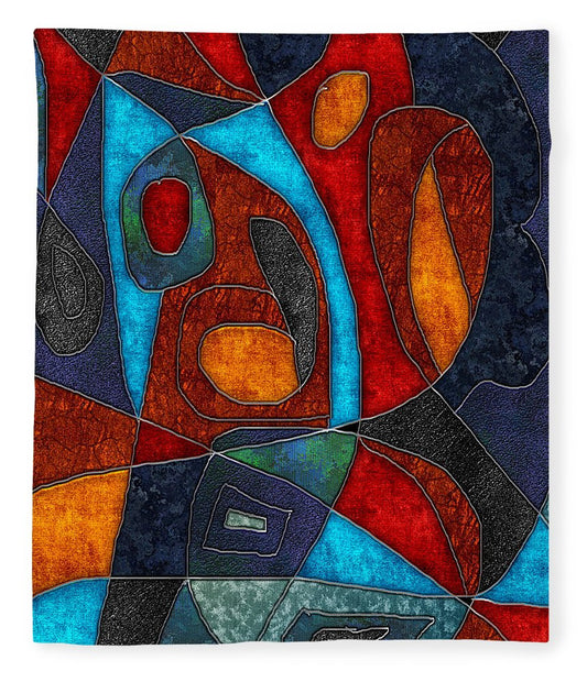 Abstract With Heart - Blanket