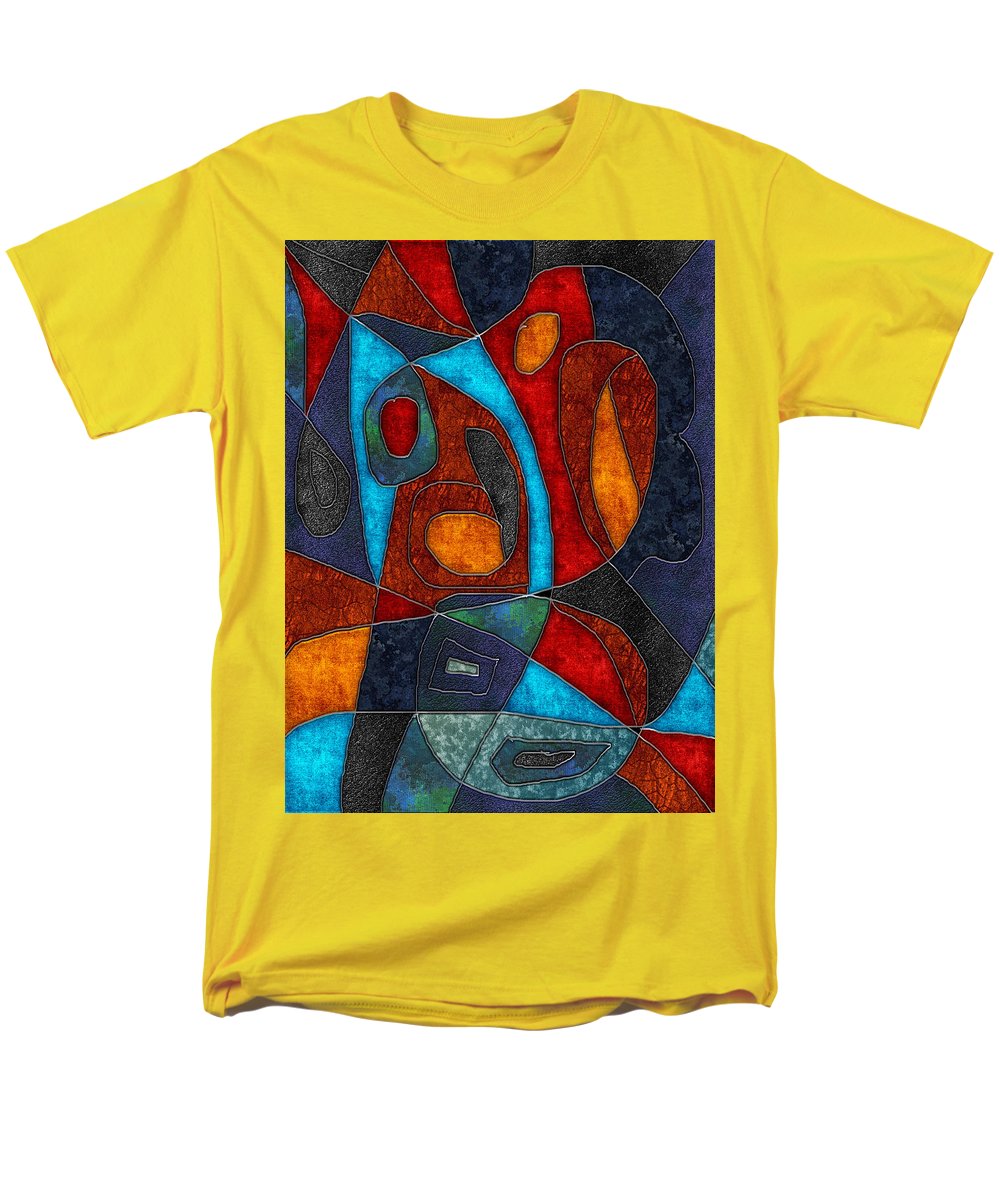 Abstract With Heart - Men's T-Shirt  (Regular Fit)