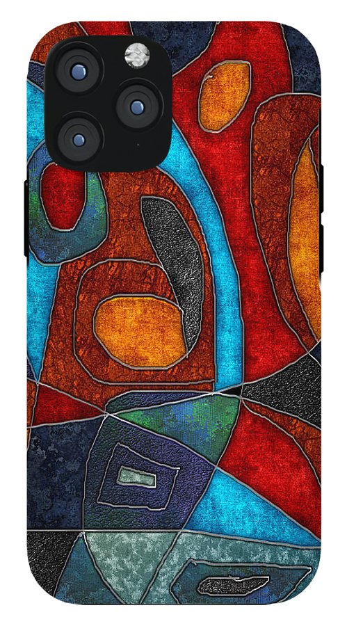 Abstract With Heart - Phone Case