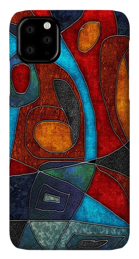 Abstract With Heart - Phone Case