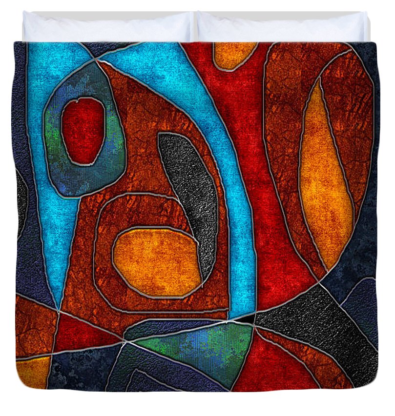 Abstract With Heart - Duvet Cover