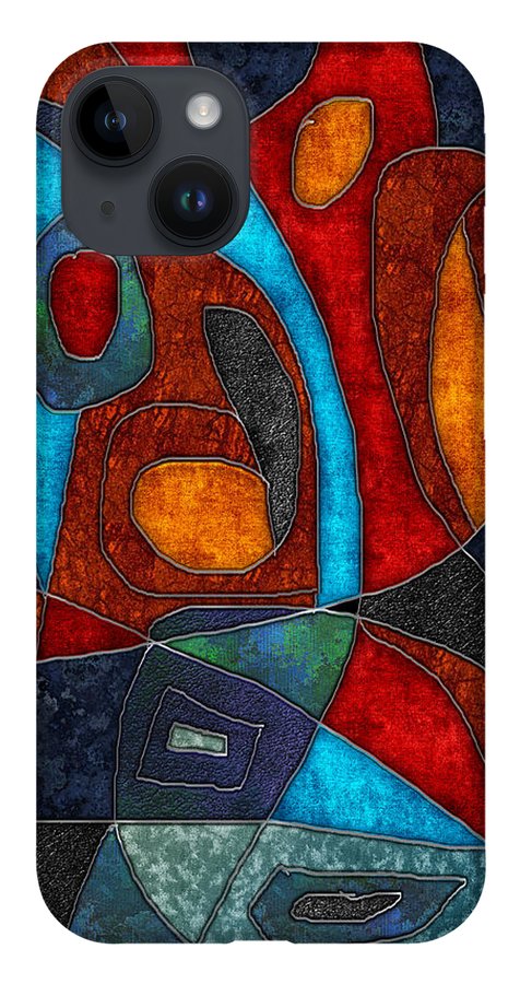 Abstract With Heart - Phone Case