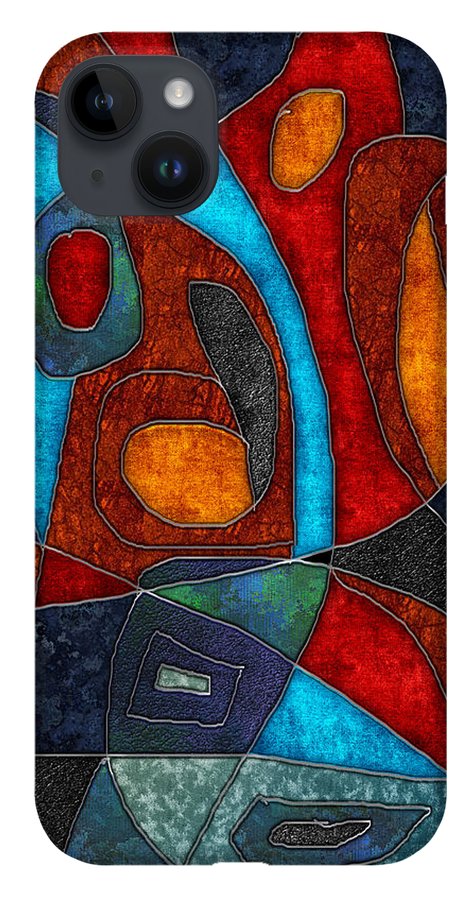 Abstract With Heart - Phone Case