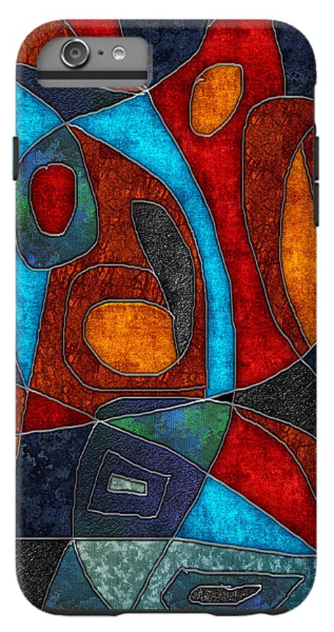 Abstract With Heart - Phone Case
