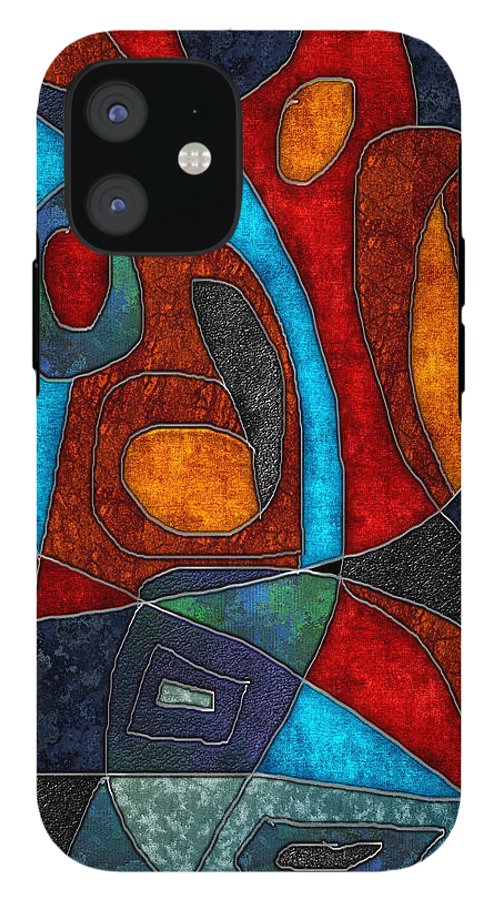 Abstract With Heart - Phone Case