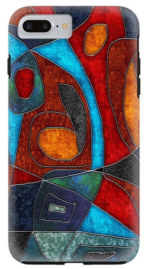 Abstract With Heart - Phone Case