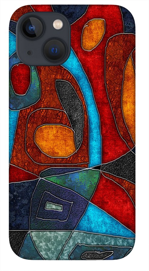 Abstract With Heart - Phone Case