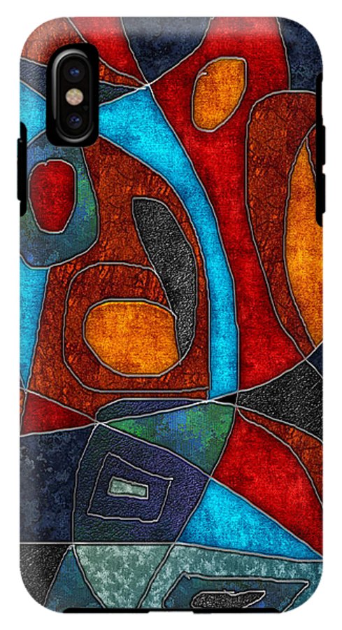 Abstract With Heart - Phone Case