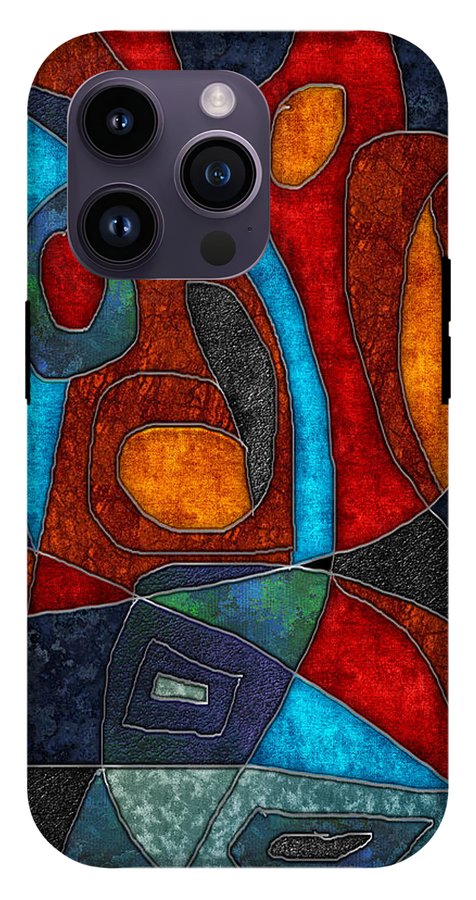 Abstract With Heart - Phone Case
