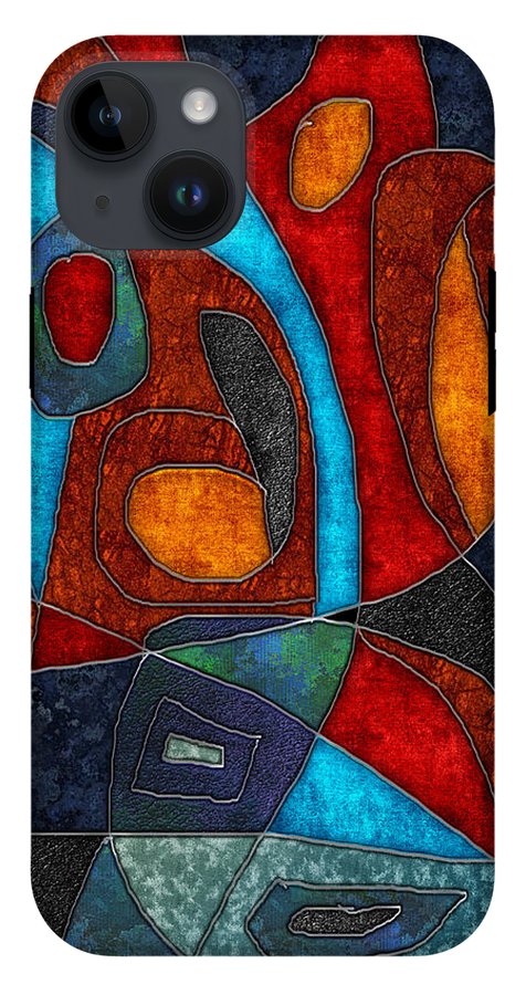 Abstract With Heart - Phone Case