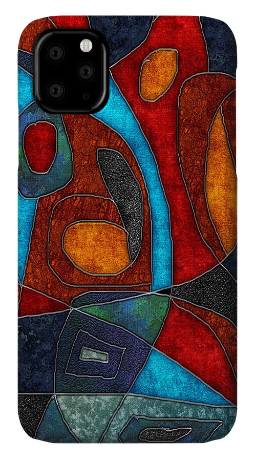 Abstract With Heart - Phone Case