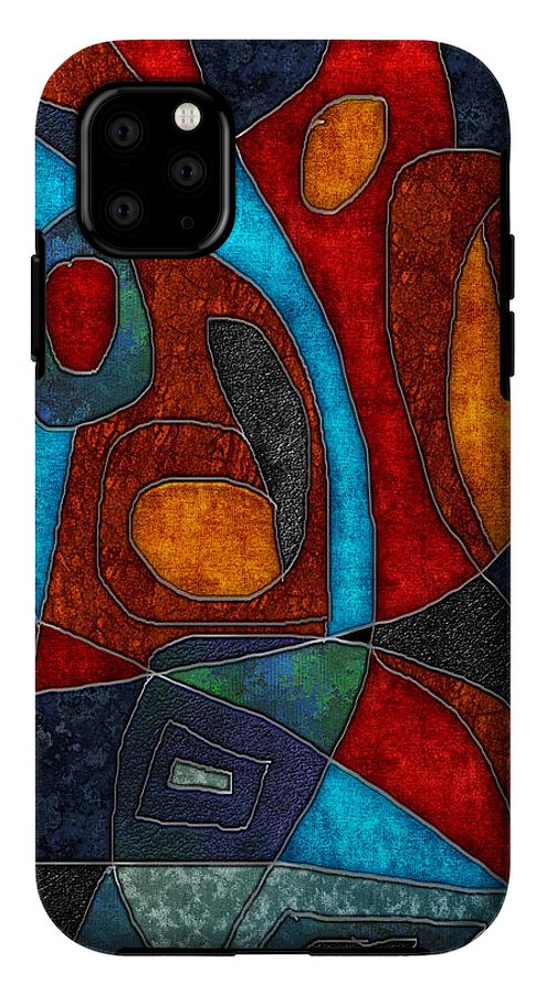 Abstract With Heart - Phone Case