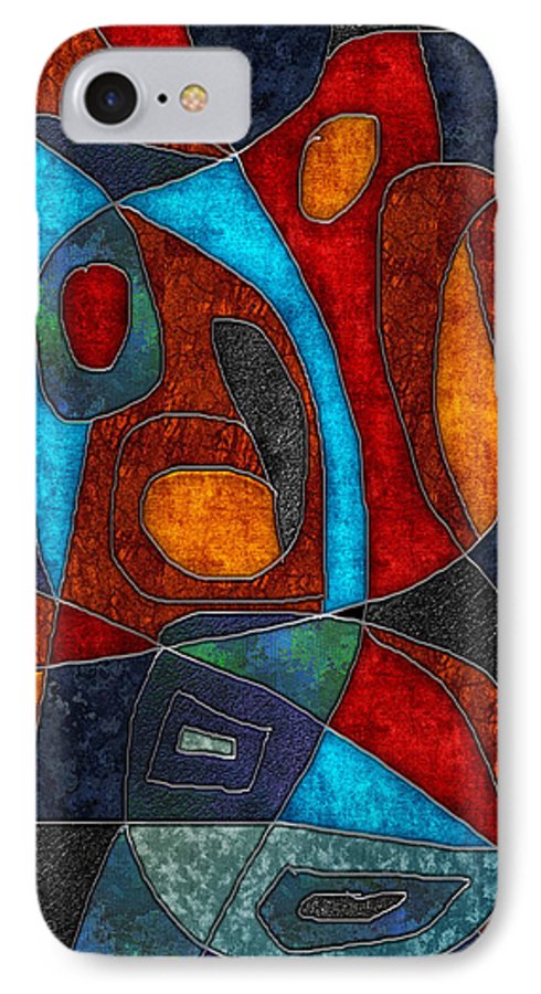 Abstract With Heart - Phone Case