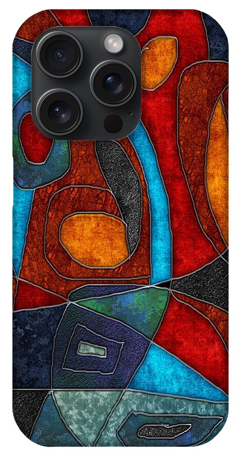 Abstract With Heart - Phone Case