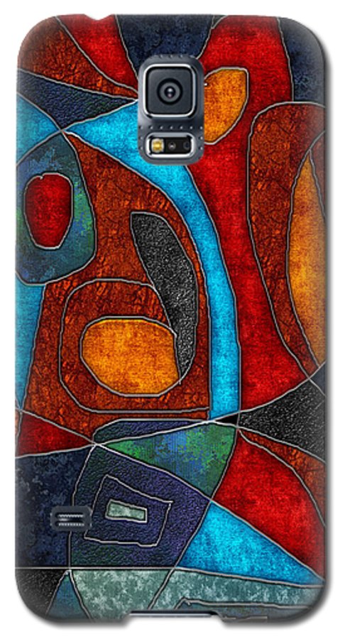 Abstract With Heart - Phone Case