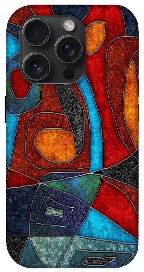 Abstract With Heart - Phone Case