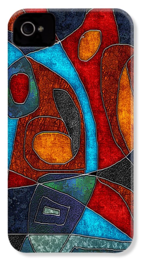 Abstract With Heart - Phone Case