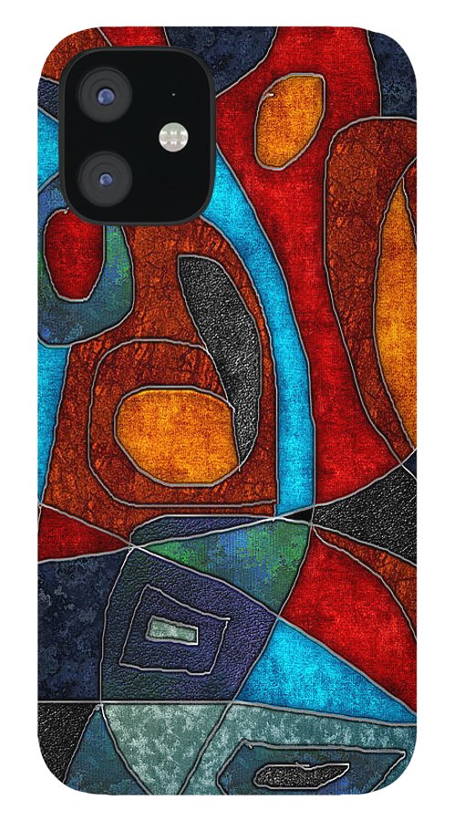 Abstract With Heart - Phone Case