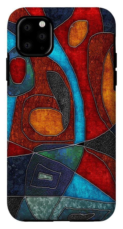 Abstract With Heart - Phone Case