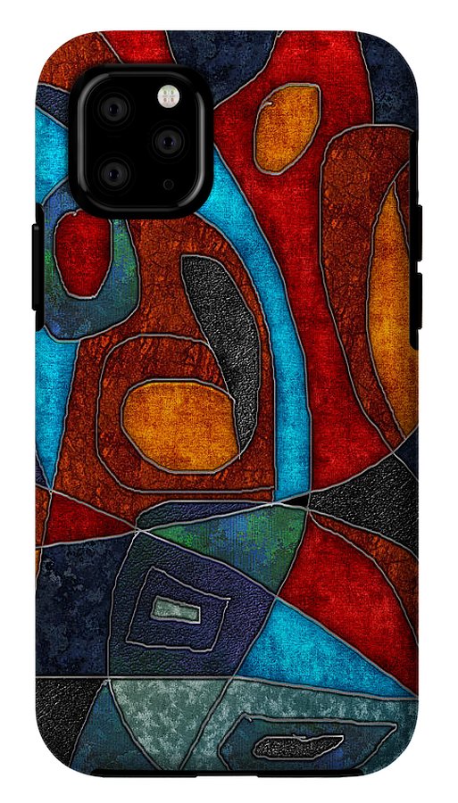Abstract With Heart - Phone Case