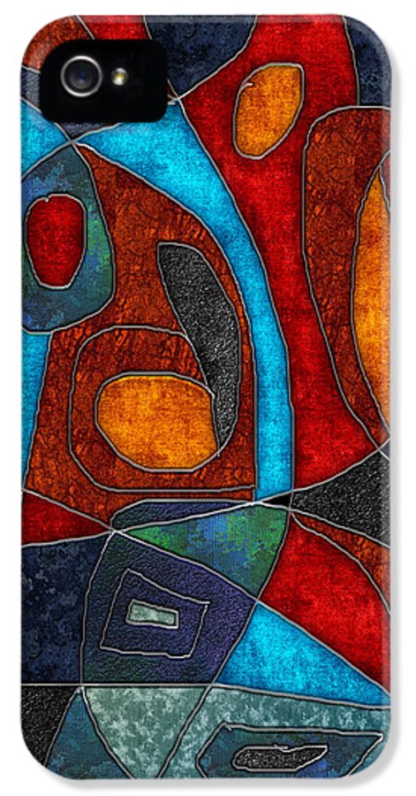 Abstract With Heart - Phone Case