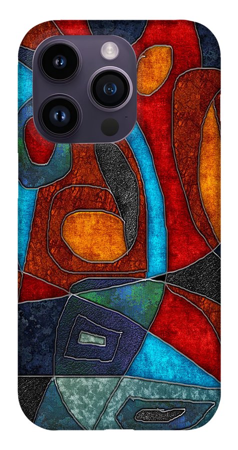 Abstract With Heart - Phone Case