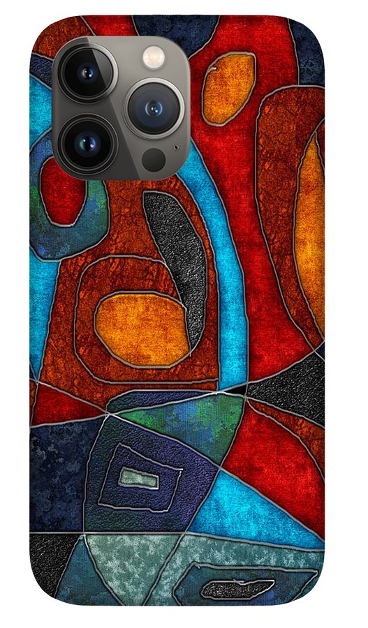 Abstract With Heart - Phone Case