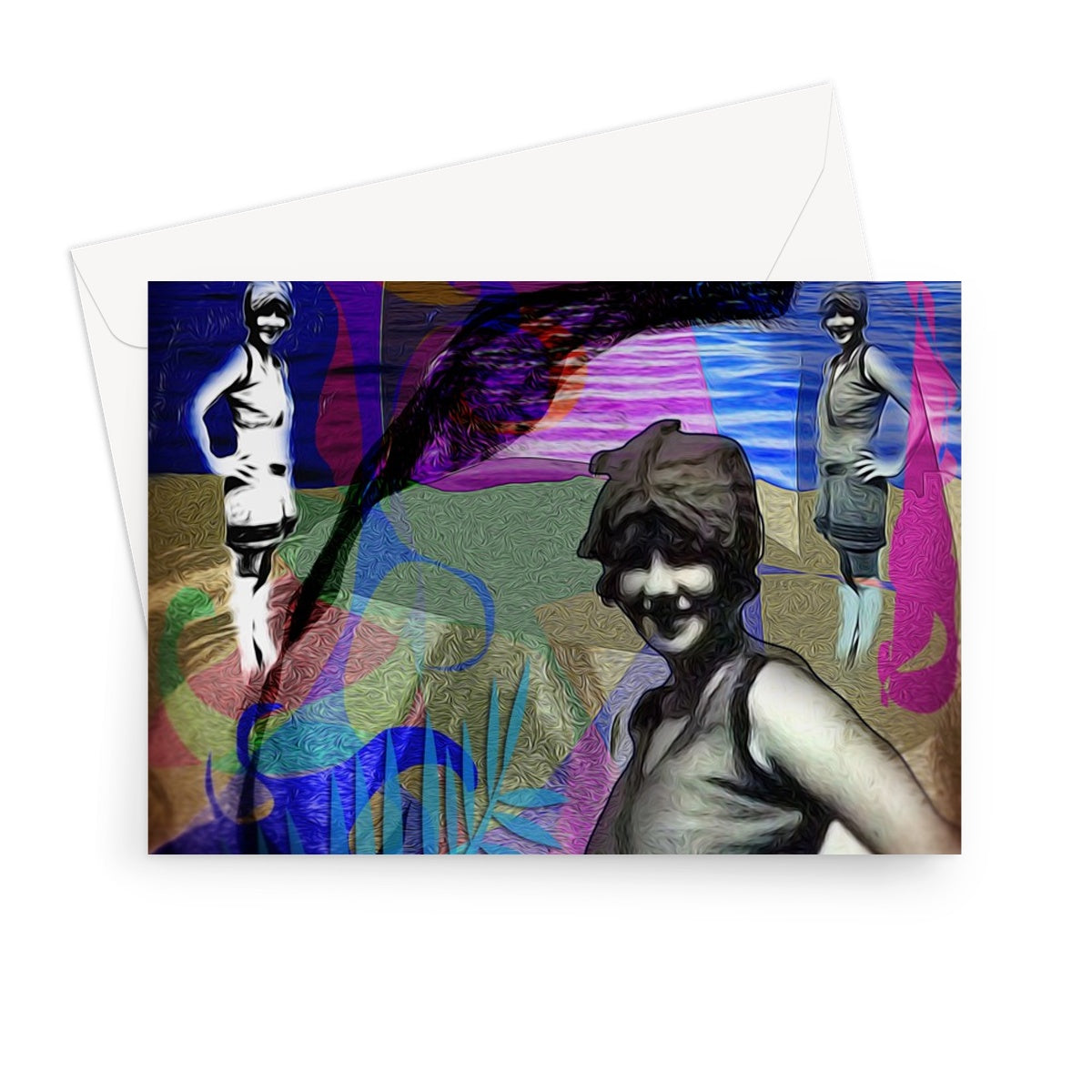The Swimmer Greeting Card