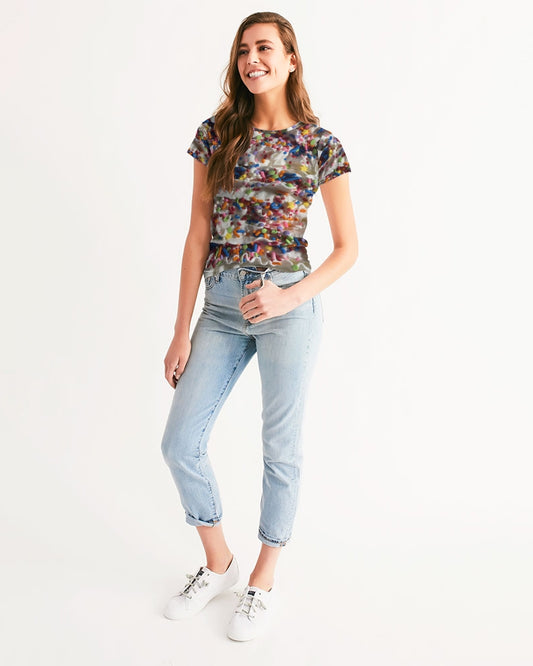 Rainbow Sprinkles On Whipped Cream Women's Tee
