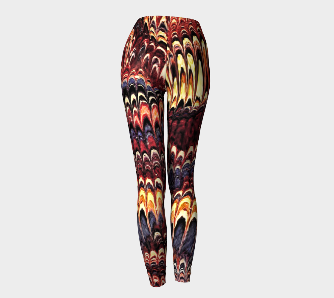 Marbled Paper Leggings