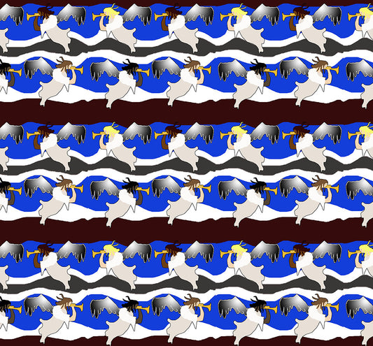 Angels Pattern Digital Image Download
