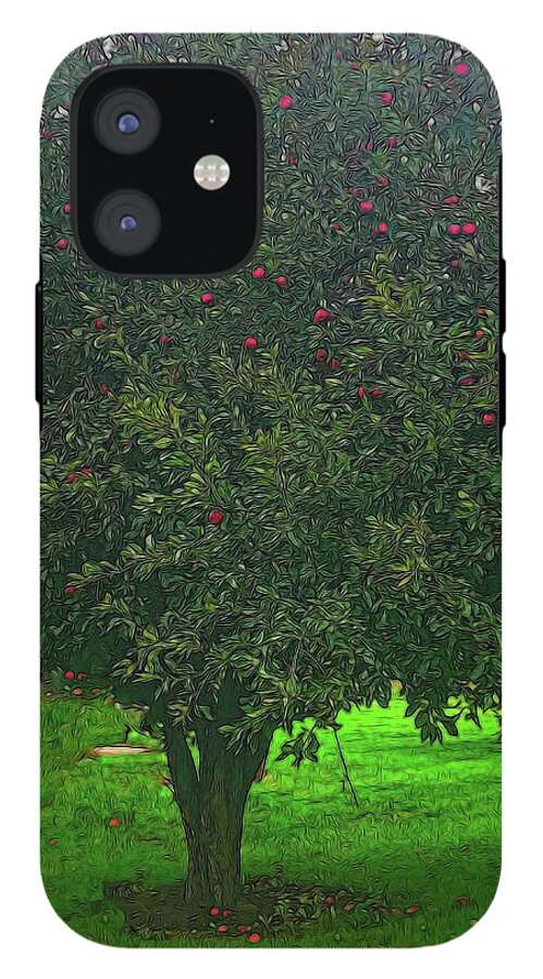 Apple Tree With Red Ripe Apples - Phone Case