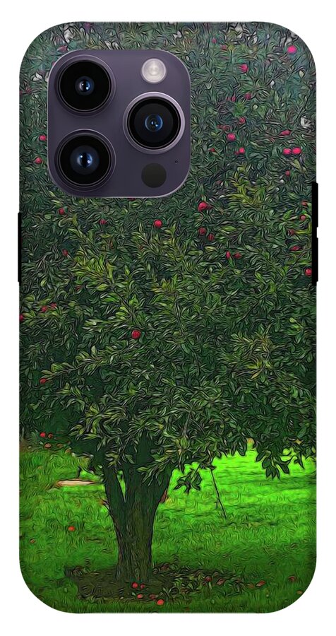 Apple Tree With Red Ripe Apples - Phone Case