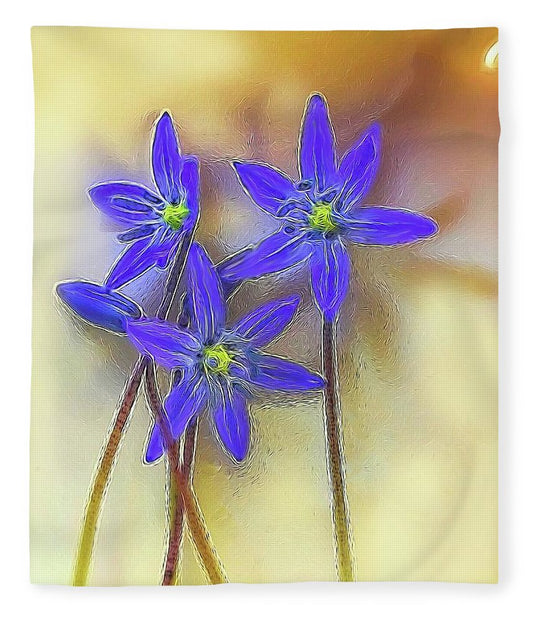 April Flowers - Blanket