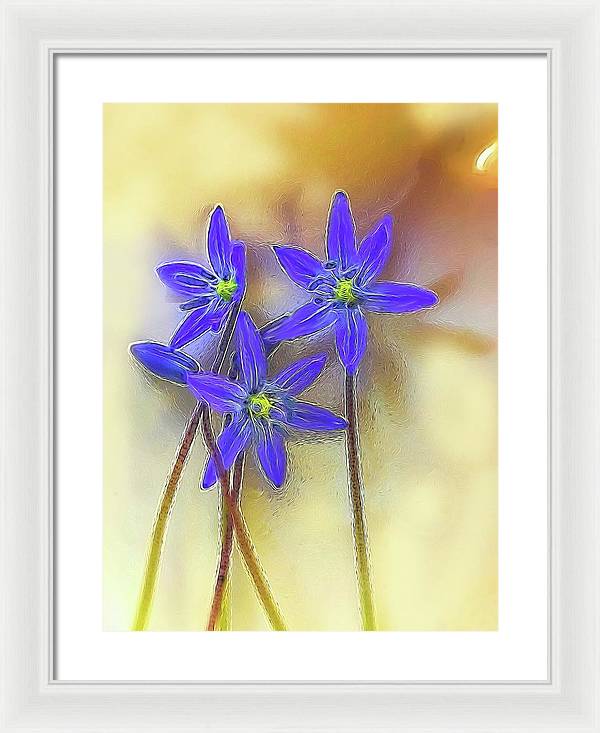 April Flowers - Framed Print