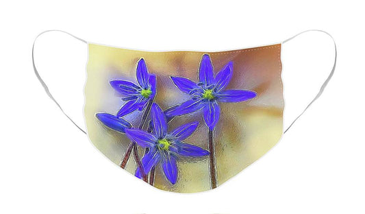 April Flowers - Face Mask