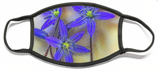 April Flowers - Face Mask