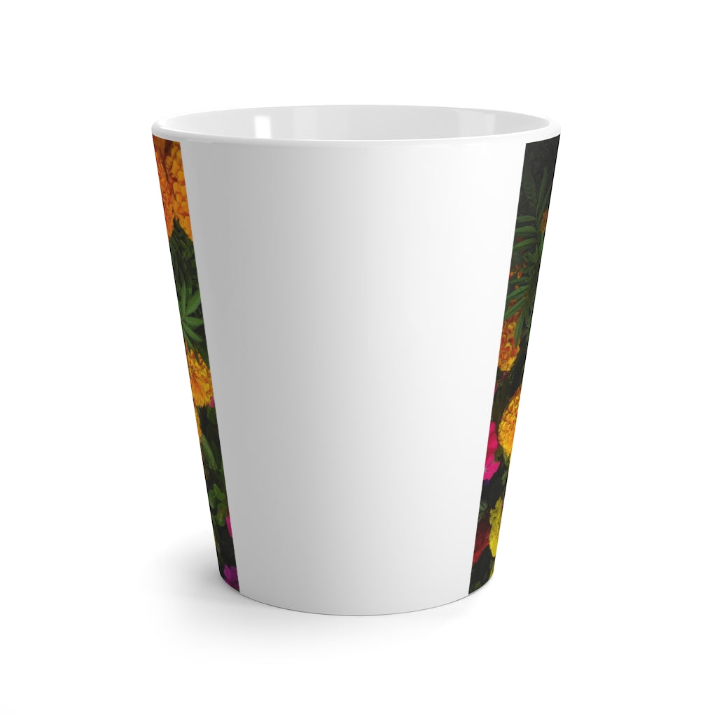 Marigold Garden Latte mug
