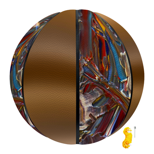 Coffee and Paint Customized Basketball for All Ages and Levels Custom Full Pads Personalized Basketball