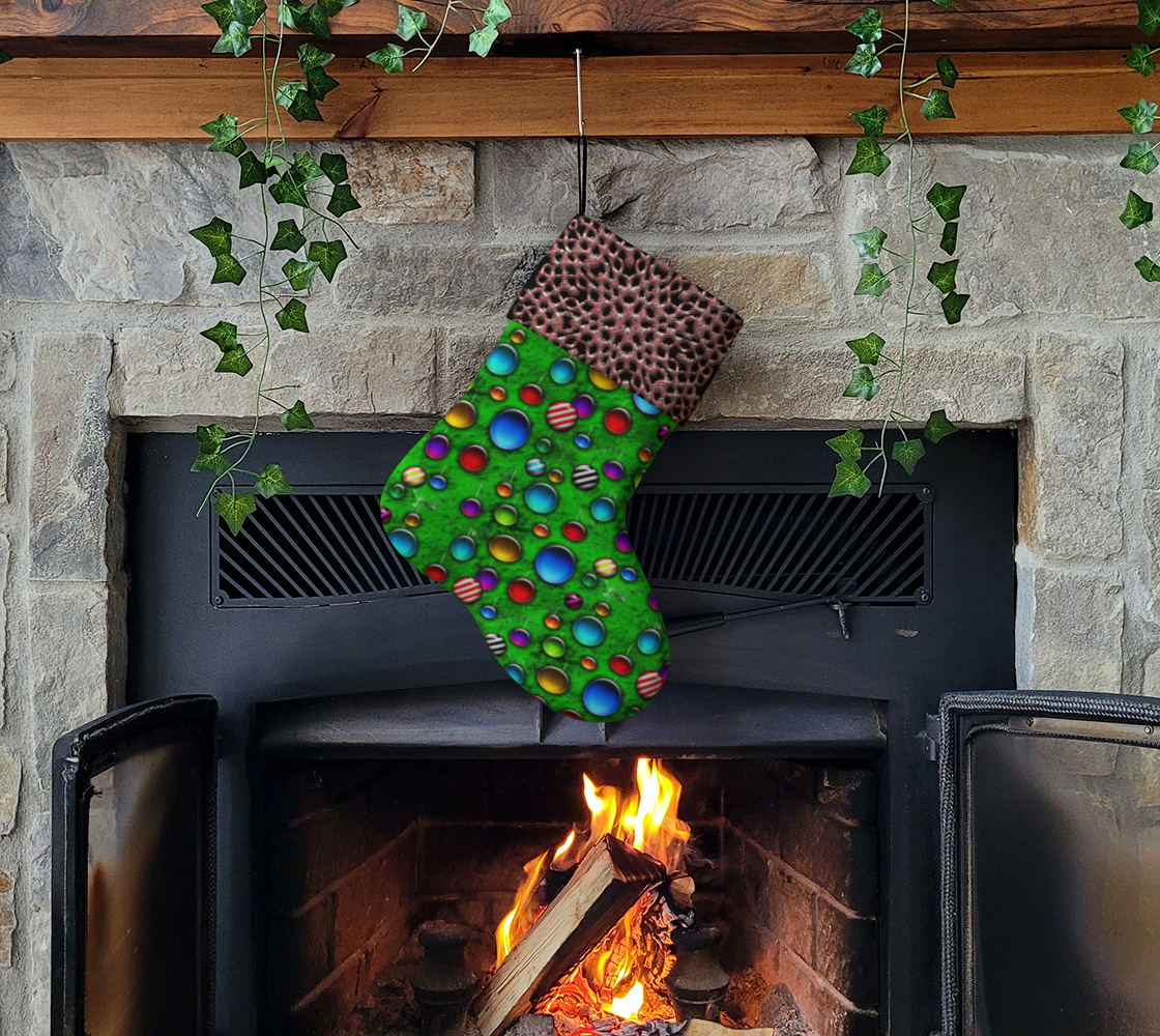 Wild Tree Christmas Stocking