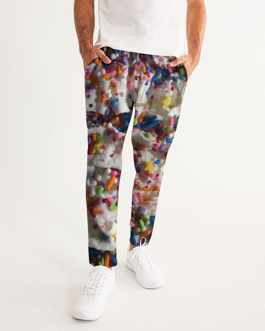 Rainbow Sprinkles On Whipped Cream Men's Joggers