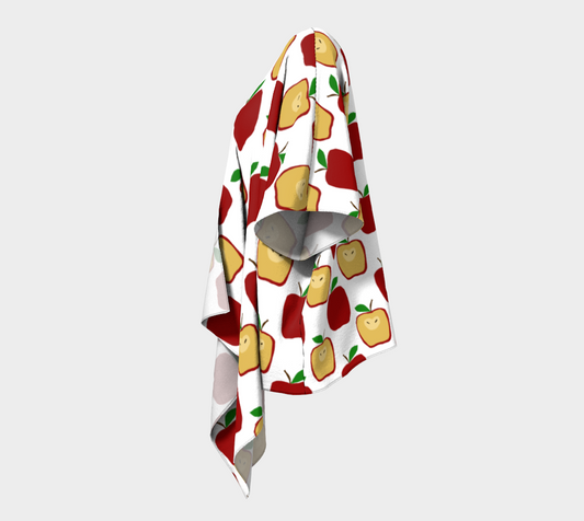 Apple Polkadots Draped Kimono