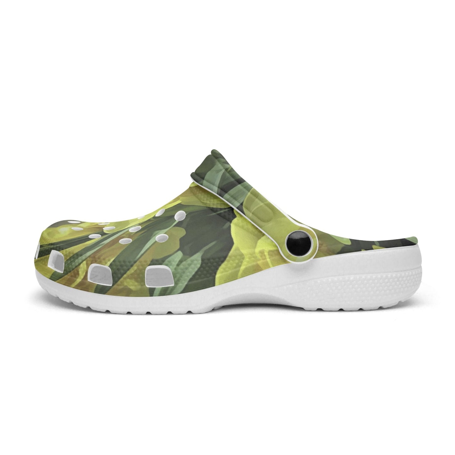 Bright Yellow Daffodils 413. All Over Printed Clogs