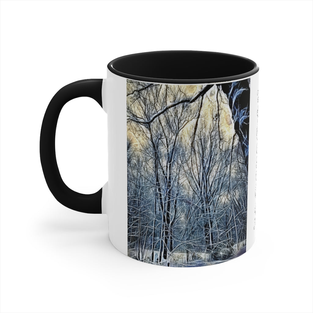 4 Oclock Winter Landscape Accent Coffee Mug, 11oz